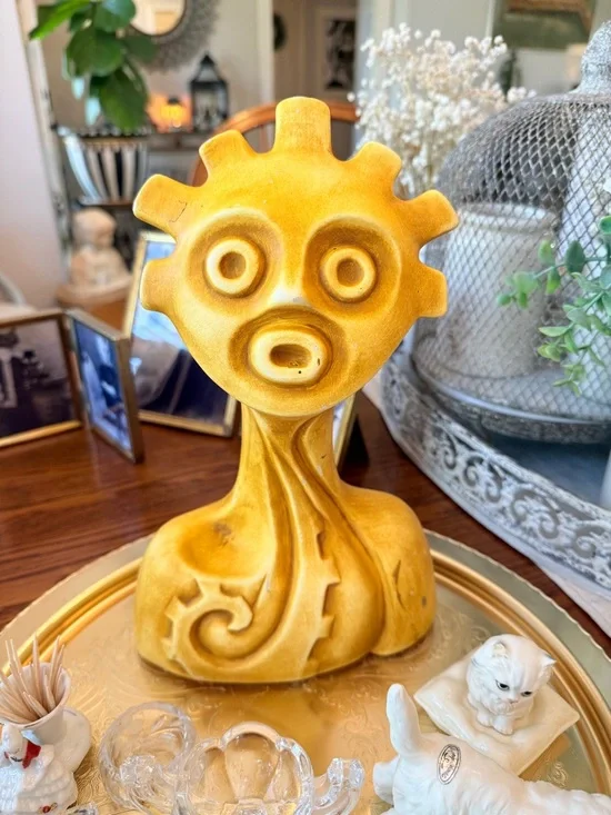 MCM Evolucion Ceramica Contemporary Mexican Sculpture Modern Art Bust "Guzman" - Picture 15 of 16